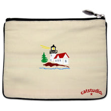 Load image into Gallery viewer, Acadia Zip Pouch - Natural Pouch catstudio