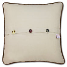 Load image into Gallery viewer, Adirondacks Hand-Embroidered Pillow - catstudio
