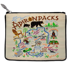Load image into Gallery viewer, Adirondacks Zip Pouch - Natural Pouch catstudio