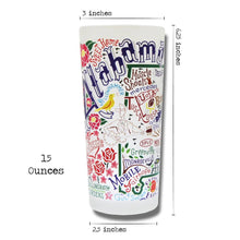 Load image into Gallery viewer, Alabama Drinking Glass Glass catstudio