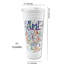Load image into Gallery viewer, America Thermal Tumbler in White - Limited Edition! Thermal Tumbler catstudio