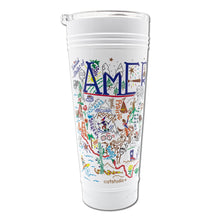 Load image into Gallery viewer, America Thermal Tumbler in White - Limited Edition! Thermal Tumbler catstudio 
