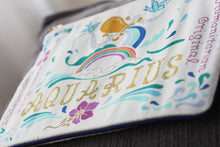 Load image into Gallery viewer, Aquarius Astrology Zip Pouch - catstudio