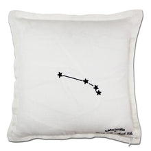 Load image into Gallery viewer, Aries Astrology Hand-Embroidered Pillow - catstudio