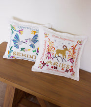 Load image into Gallery viewer, Aries Astrology Hand-Embroidered Pillow - catstudio