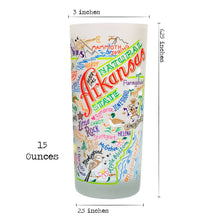 Load image into Gallery viewer, Arkansas Drinking Glass - catstudio