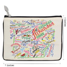 Load image into Gallery viewer, Arkansas Zip Pouch - Natural - catstudio