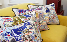 Load image into Gallery viewer, Army Embroidered Pillow - catstudio