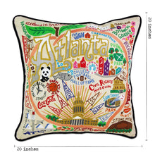 Load image into Gallery viewer, Atlanta Hand-Embroidered Pillow Pillow catstudio
