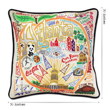 Load image into Gallery viewer, Atlanta XL Hand-Embroidered Pillow - catstudio