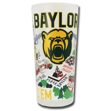 Load image into Gallery viewer, Baylor University Collegiate Drinking Glass Glass catstudio
