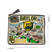 Load image into Gallery viewer, Baylor University Collegiate Zip Pouch Pouch catstudio 
