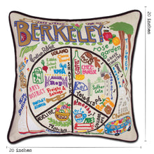 Load image into Gallery viewer, Berkeley Hand-Embroidered Pillow - catstudio
