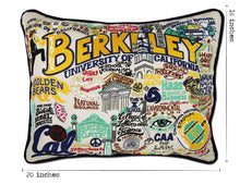 Load image into Gallery viewer, Berkeley, UC (Cal) Collegiate Embroidered Pillow Pillow catstudio 
