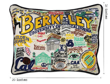 Load image into Gallery viewer, Berkeley, UC (Cal) Collegiate Embroidered Pillow Pillow catstudio