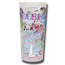 Load image into Gallery viewer, Bermuda Drinking Glass - catstudio