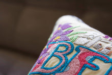 Load image into Gallery viewer, Bermuda Hand-Embroidered Pillow - catstudio