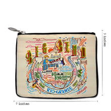 Load image into Gallery viewer, Big Bend Zip Pouch - Natural Pouch catstudio