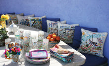 Load image into Gallery viewer, Block Island Hand-Embroidered Pillow - catstudio