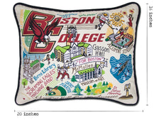 Load image into Gallery viewer, Boston College Collegiate Embroidered Pillow - catstudio