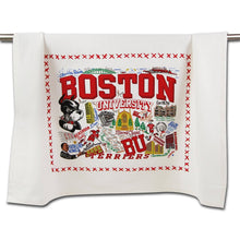 Load image into Gallery viewer, Boston University Collegiate Dish Towel - catstudio 
