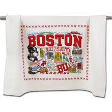 Load image into Gallery viewer, Boston University Collegiate Dish Towel - catstudio