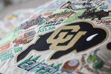 Load image into Gallery viewer, Boulder, University of Colorado Collegiate Embroidered Pillow - catstudio