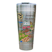 Load image into Gallery viewer, Boulder, University of Colorado Collegiate Thermal Tumbler (Set of 4) - PREORDER Thermal Tumbler catstudio