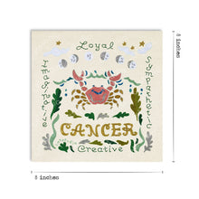 Load image into Gallery viewer, Cancer Astrology Fine Art Print Art Print catstudio