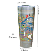Load image into Gallery viewer, Cape Cod Thermal Tumbler (Set of 4) - PREORDER Thermal Tumbler catstudio