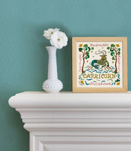 Load image into Gallery viewer, Capricorn Astrology Fine Art Print - 8x8 Art Print catstudio