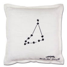 Load image into Gallery viewer, Capricorn Astrology Hand-Embroidered Pillow - catstudio