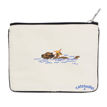 Load image into Gallery viewer, Carmel Zip Pouch - Natural - catstudio

