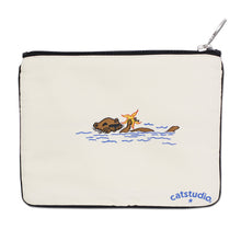Load image into Gallery viewer, Carmel Zip Pouch - Natural - catstudio