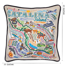 Load image into Gallery viewer, Catalina Hand-Embroidered Pillow - catstudio