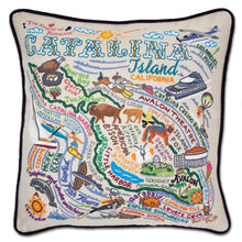 Load image into Gallery viewer, Catalina Hand-Embroidered Pillow - catstudio