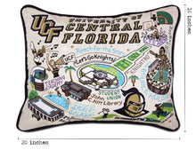 Load image into Gallery viewer, Central Florida, University of Collegiate Embroidered Pillow - catstudio