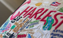 Load image into Gallery viewer, Charleston Hand-Embroidered Pillow - catstudio