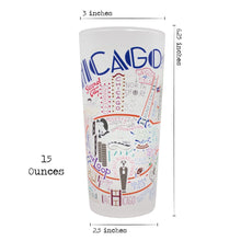 Load image into Gallery viewer, Chicago Drinking Glass Glass catstudio