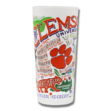 Load image into Gallery viewer, Clemson University Collegiate Drinking Glass - catstudio