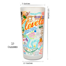 Load image into Gallery viewer, Cleveland Drinking Glass - catstudio
