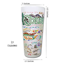 Load image into Gallery viewer, Colorado Drinking Glass Glass catstudio