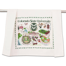 Load image into Gallery viewer, Colorado State University Collegiate Dish Towel - catstudio 

