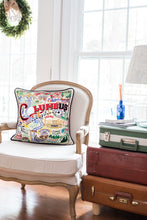 Load image into Gallery viewer, Columbus Hand-Embroidered Pillow - catstudio