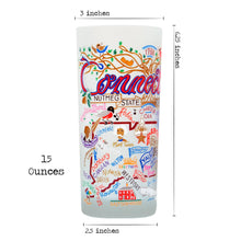 Load image into Gallery viewer, Connecticut Drinking Glass - catstudio