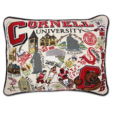 Load image into Gallery viewer, Cornell University Collegiate Embroidered Pillow - catstudio