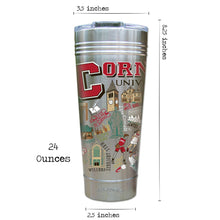 Load image into Gallery viewer, Cornell University Collegiate Thermal Tumbler (Set of 4) - PREORDER Thermal Tumbler catstudio
