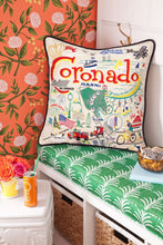 Load image into Gallery viewer, Coronado Embroidered Pillow - catstudio