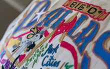 Load image into Gallery viewer, Dallas Hand-Embroidered Pillow - catstudio