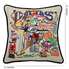 Load image into Gallery viewer, Dallas Hand-Embroidered Pillow - catstudio
